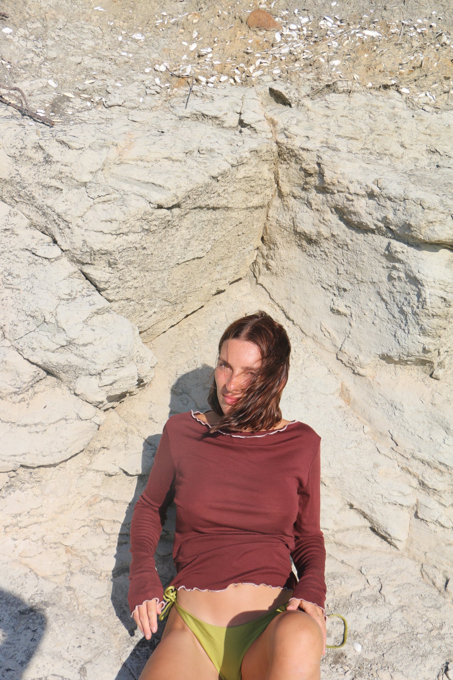 Faro Fluted Top - Auburn