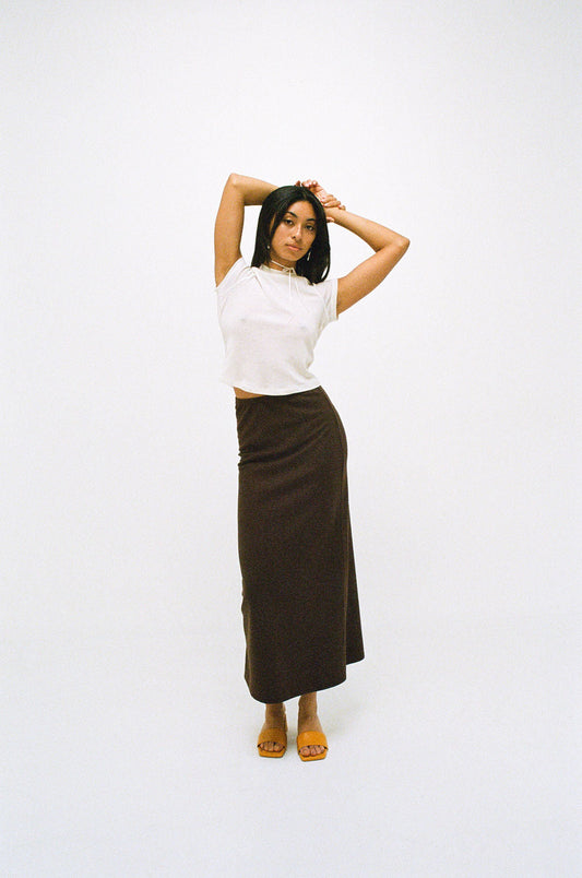 Maggie Skirt - Chocolate