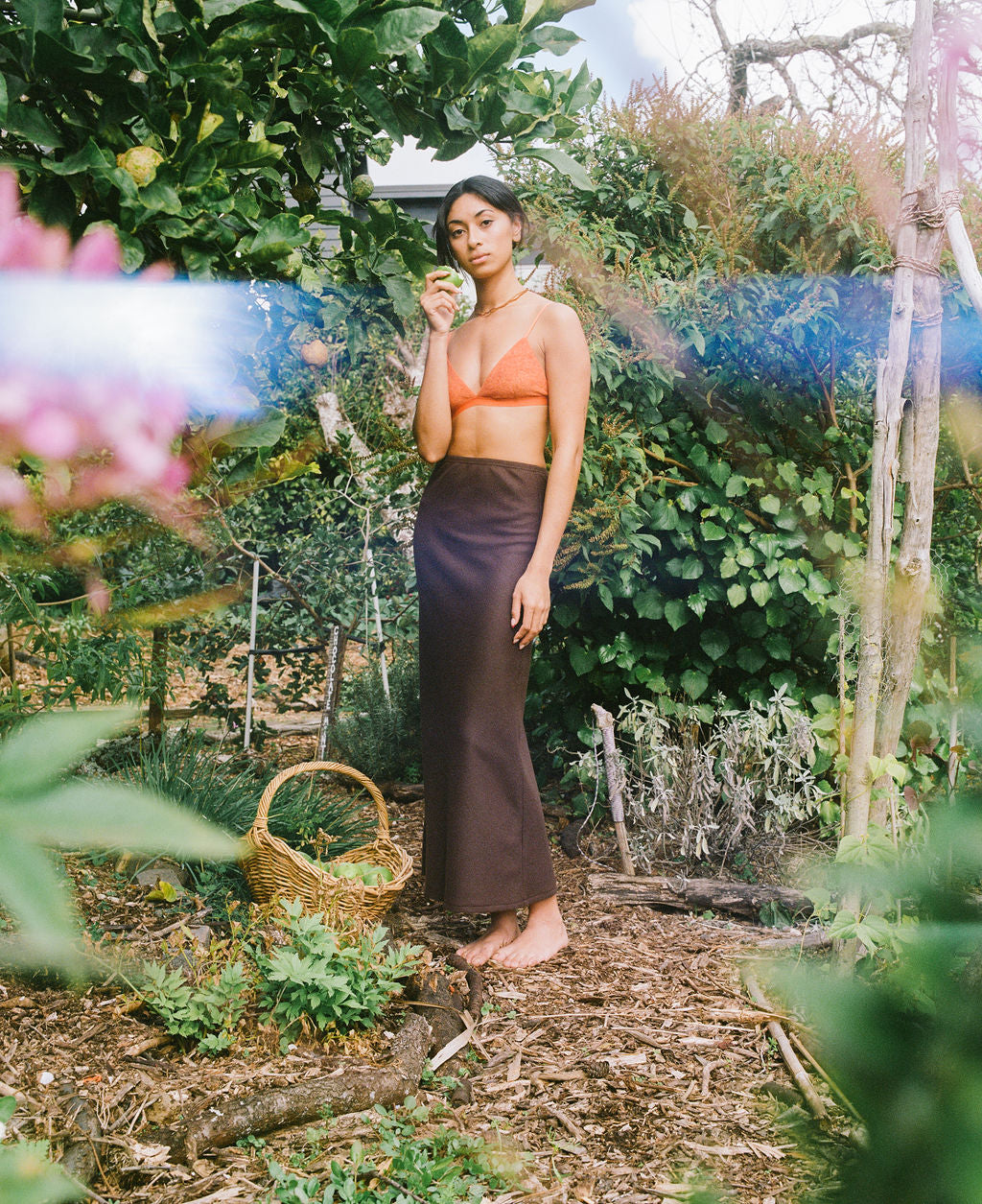 Maggie Skirt - Chocolate SAMPLE