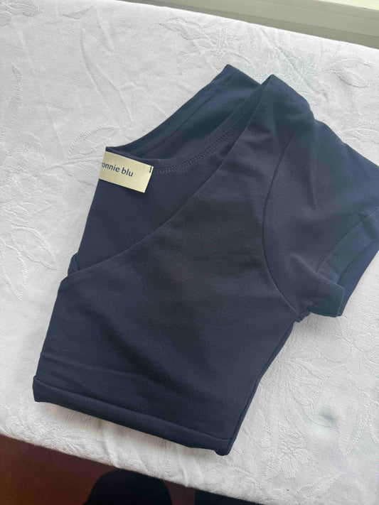 Mocoa Merino Top - NAVY