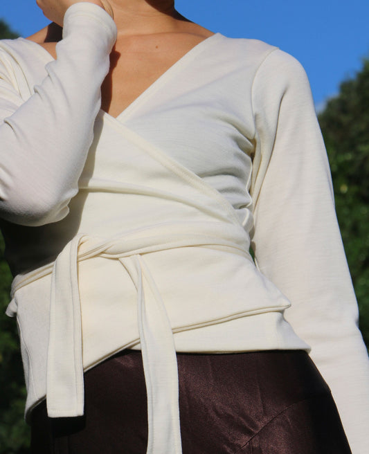 Belém Merino Wrap - Coconut