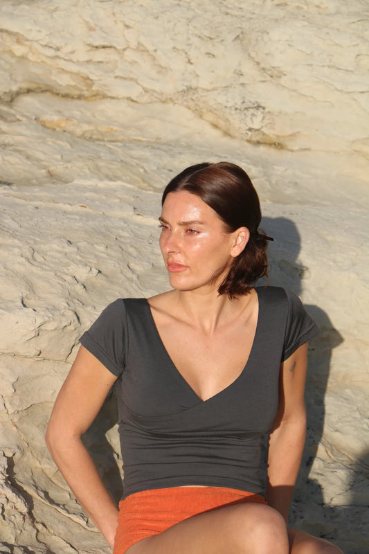 Mocoa Merino Top - GREY