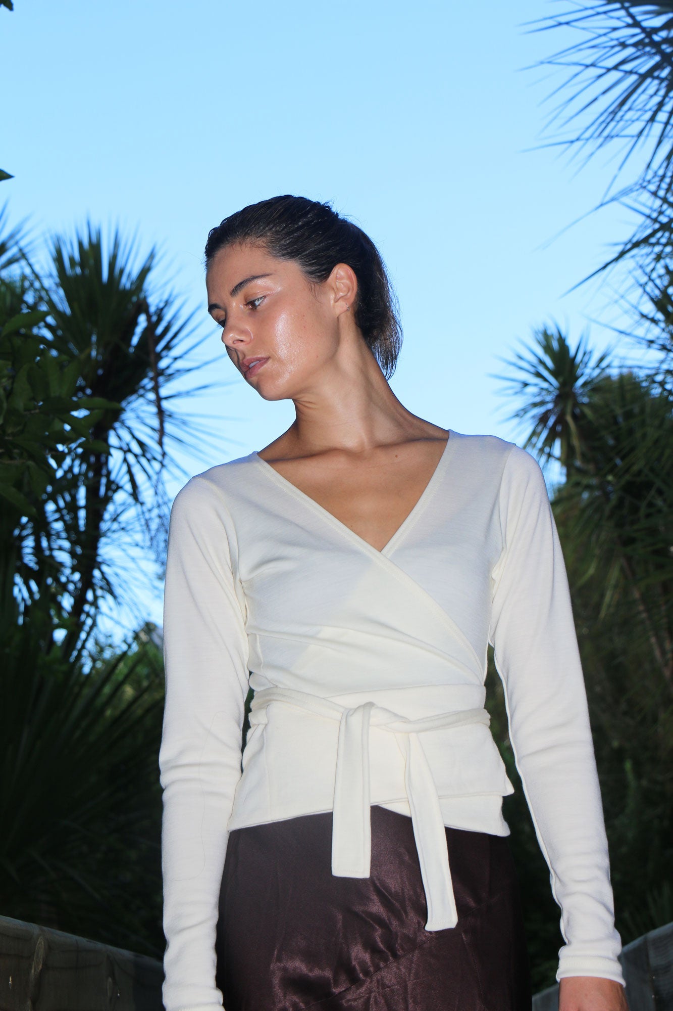 Belém Merino Wrap - Coconut