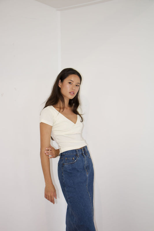 Mocoa Merino Top - Coconut